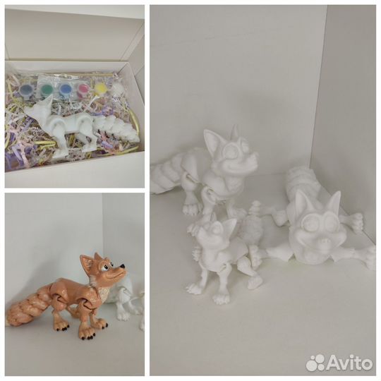 Набор для детского творчества 3D фигурки из PLA