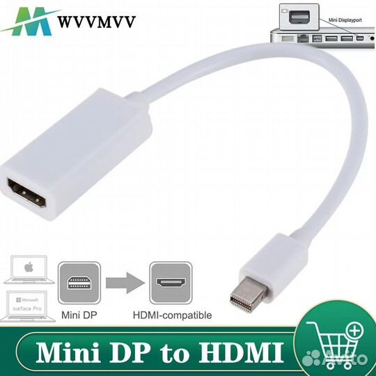 Переходник mini DP на VGA