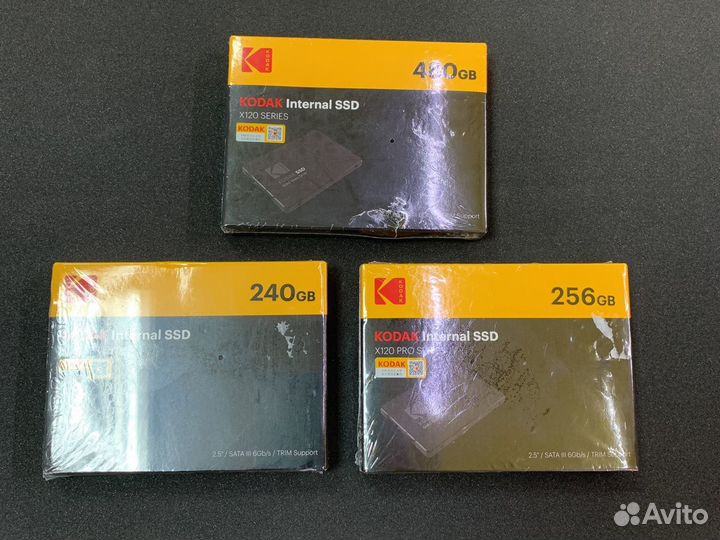 SSD диски Kodak/Xray 2.5/M.2 (128/256/512Гб/1Tb)