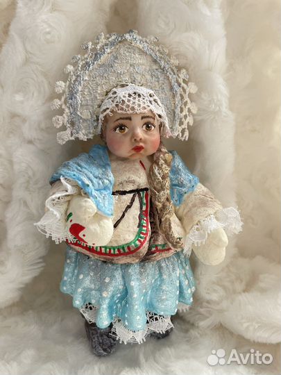 Ватные елочные игрушки