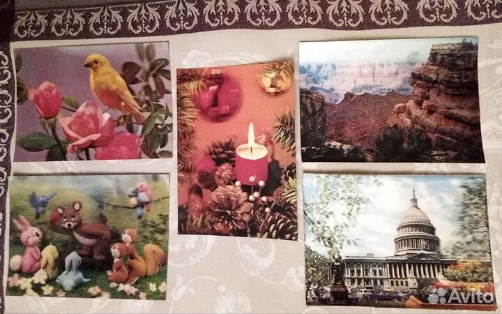 Открытки стерео Япония винтаж СССР