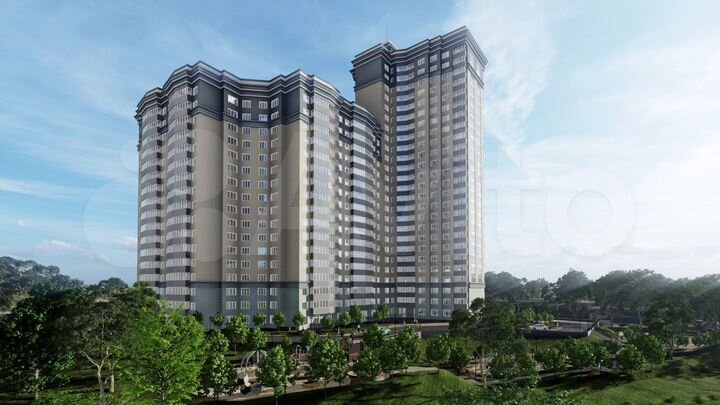 2-к. квартира, 41,6 м², 3/17 эт.