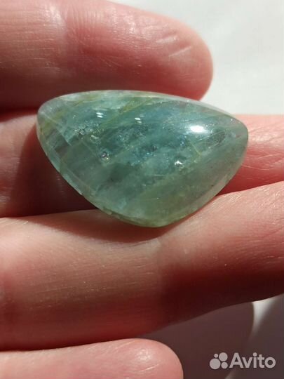 Аквамарин натуральный с эффектом 