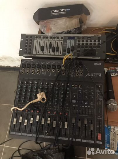 Музыкальная акустическая система. Микшер, колонки