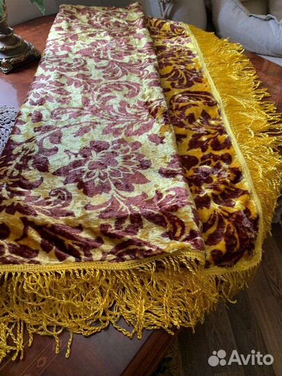 Плюшевая скатерть СССР