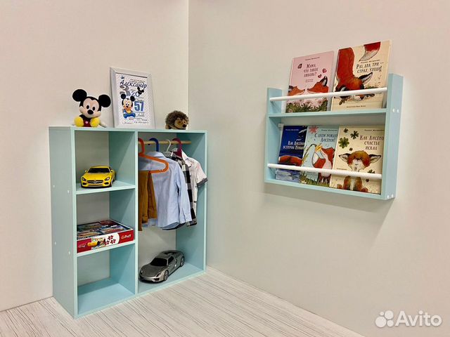 Детский шкаф для одежды монтессори