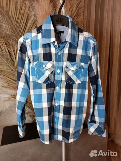 Рубашки на мальчика 122/128