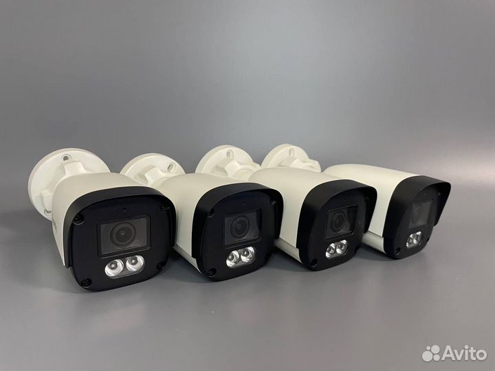 Готовый комплект уличного IP видеонаблюдения 2Мр