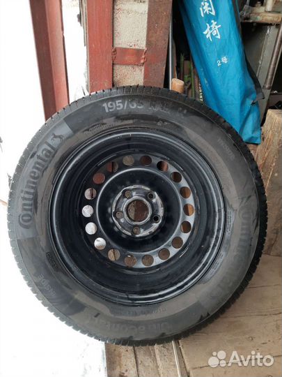 R15 Continental UltraContact 195/65, PCD 5x112 DIA 57.1