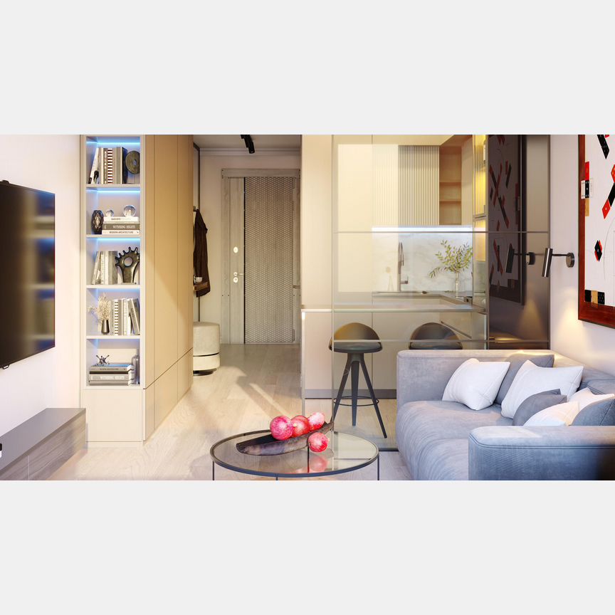 1-к. апартаменты, 46,1 м², 27/28 эт.