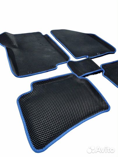 EVA коврики с бортами на volkswagen polo