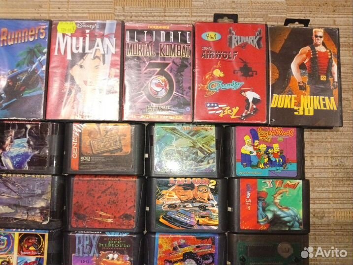 Картриджи sega стародел