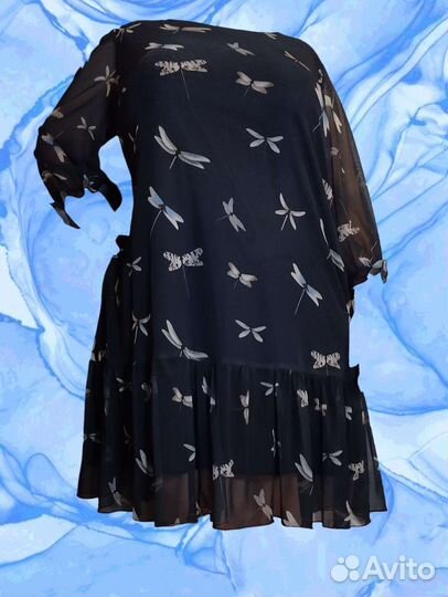 Легкое шифоновое платье