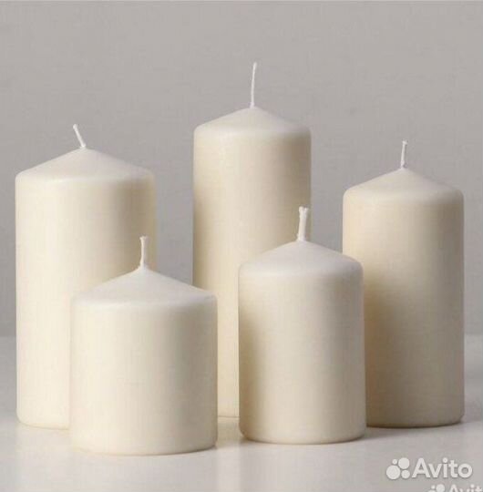 Свечи, набор свечей, подсвечники IKEA