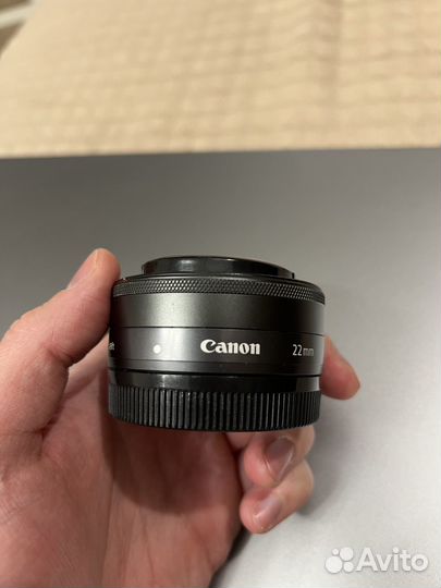 Объектив canon ef m 22 mm