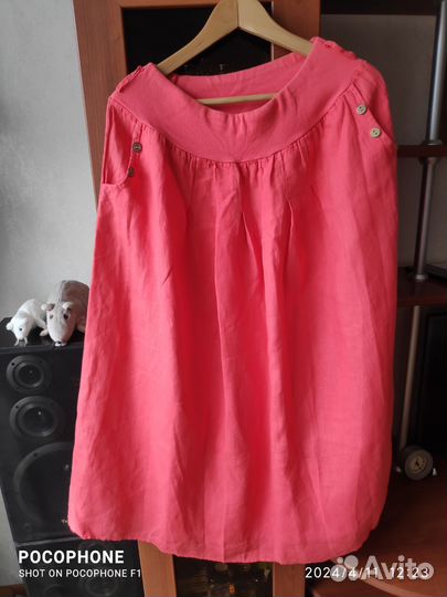 Юбка новая Италия лен размер 48/50