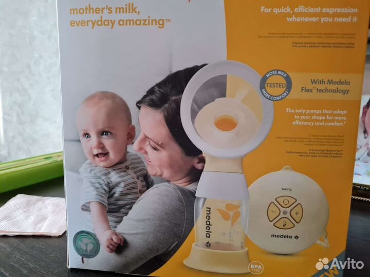Молокоотсос medela swing электрический