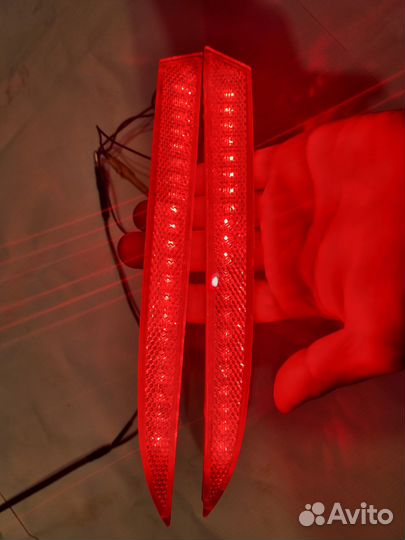 Катафоты заднего бампера Accord 9 с LED подсветкой