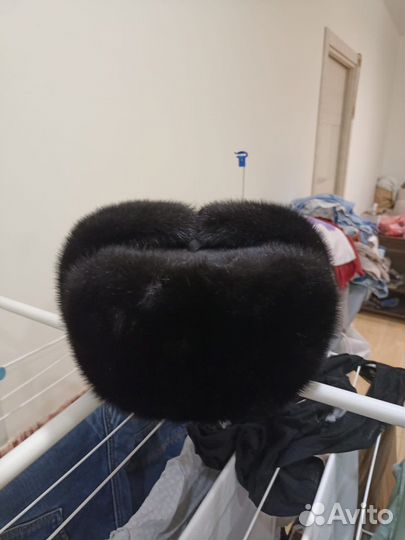 Норковая шапка мужская бу