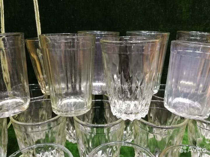 Граненый стакан / стаканы 200-250мл стекло СССР