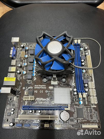 Материнская плата с процессором intel