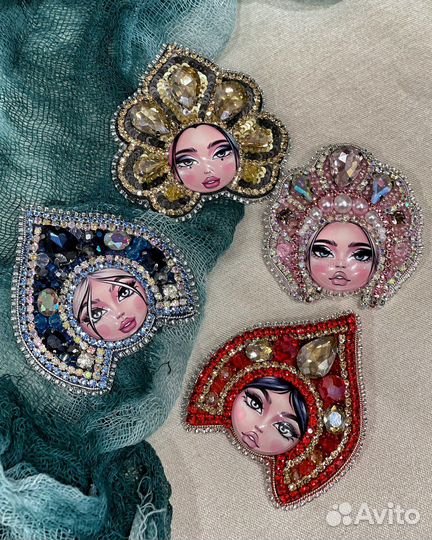 Броши ручная работа