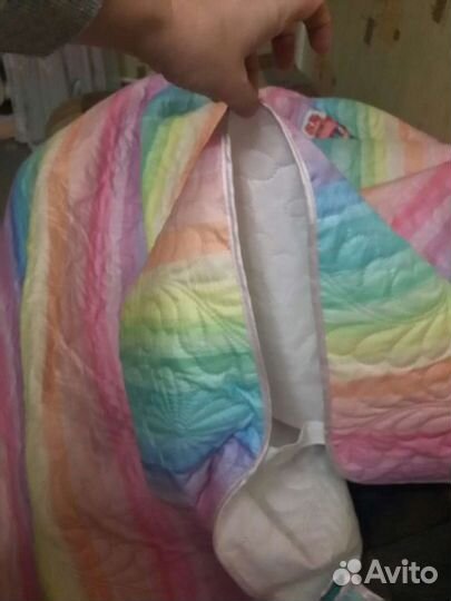 Чехол накидка покрывало стеганое на диван