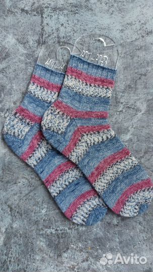 Носки вязаные ручной работы р.40-41