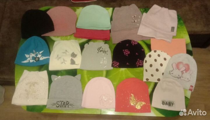 Шапки детские на весну, от 3- 6л