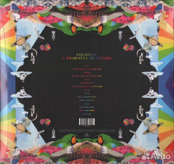 Виниловая пластинка Coldplay A head full OF dreams