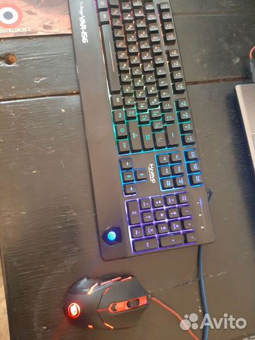 Игровой комплект клавиатура и мышь