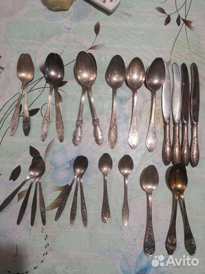 Столовые приборы мельхиор СССР