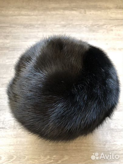 Норковый берет мягкий