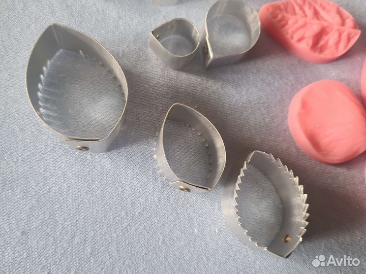 Молд лист розы, лепесток розы