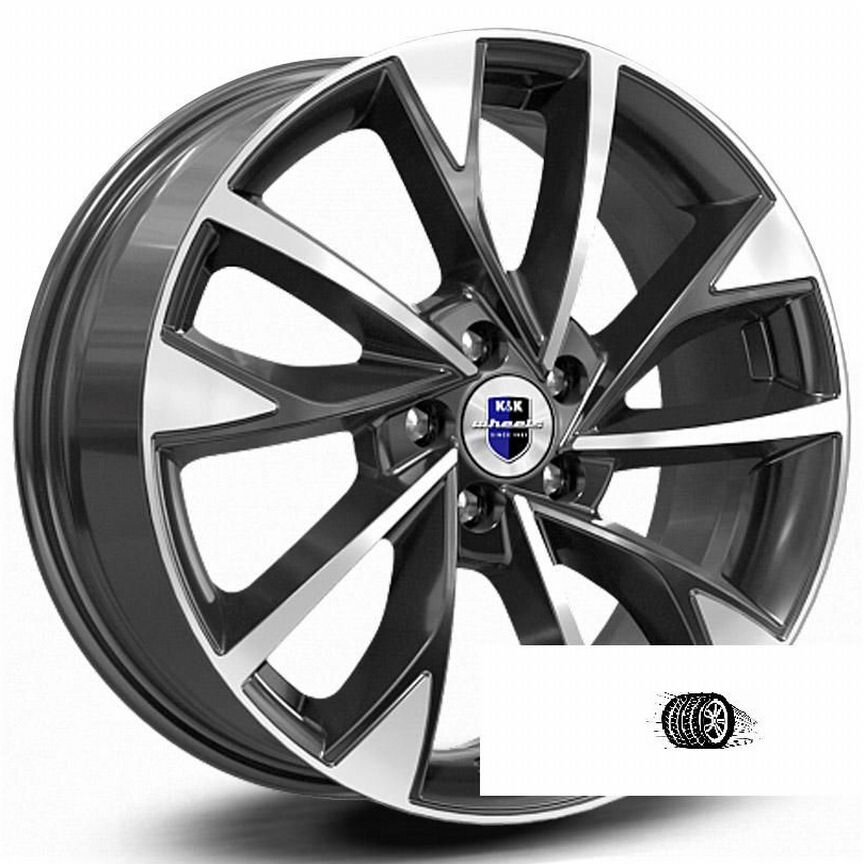 Литые диски K&K 7×R17 5×114.3