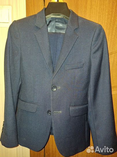 Пиджак школьный для мальчика 128