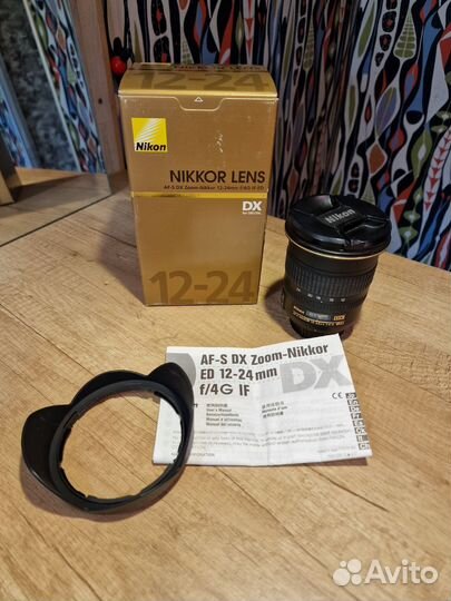 Объектив Nikon DX AF-S Nikkor 12-24/4 G ED