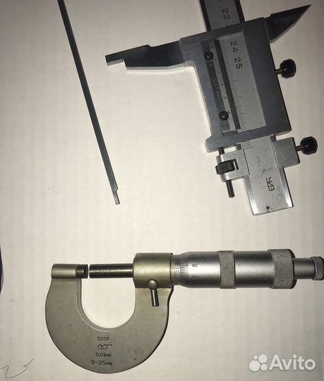 Штангенциркуль СССР и микрометр СССР