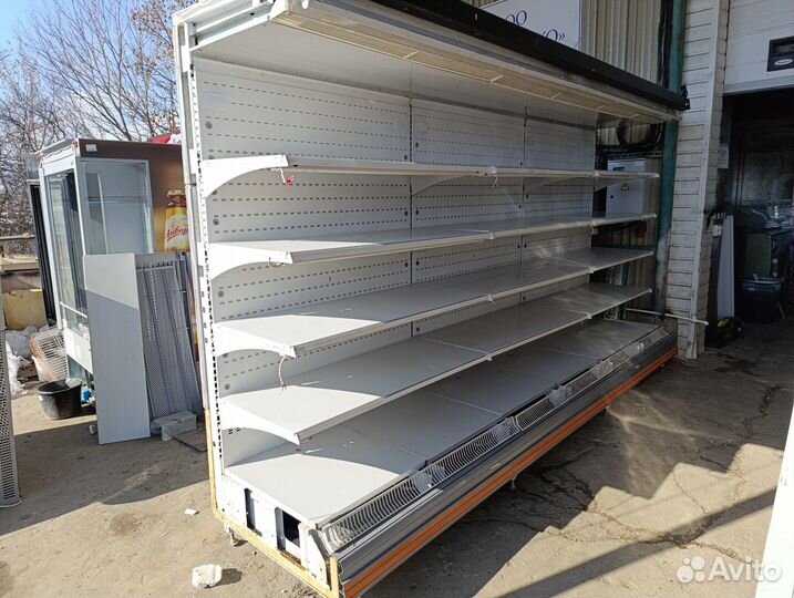 Холодильная горка витрина обслуженная