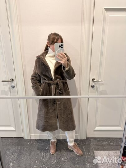 Дубленка натуральная женская двусторонняя