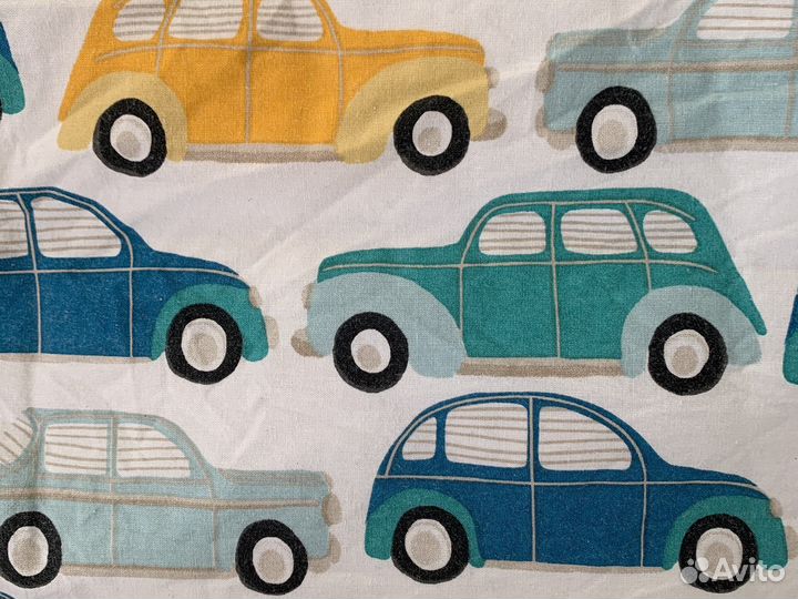 Икеа Одеяло подушка постельное белье с машинками