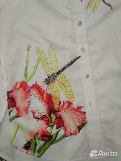 Новые блузки 128-164 рост