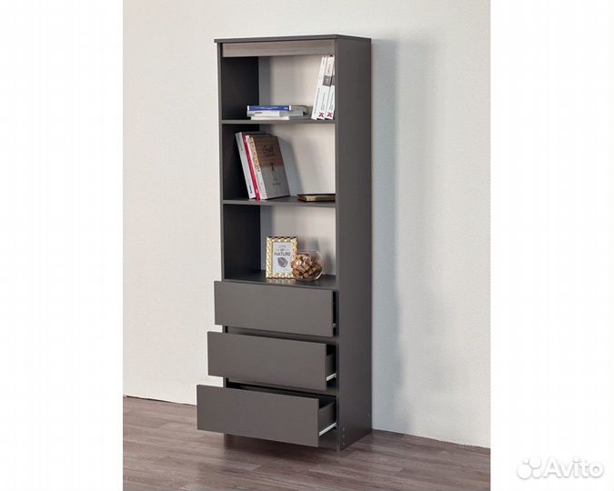 Стеллаж Мори 600.3 Графит