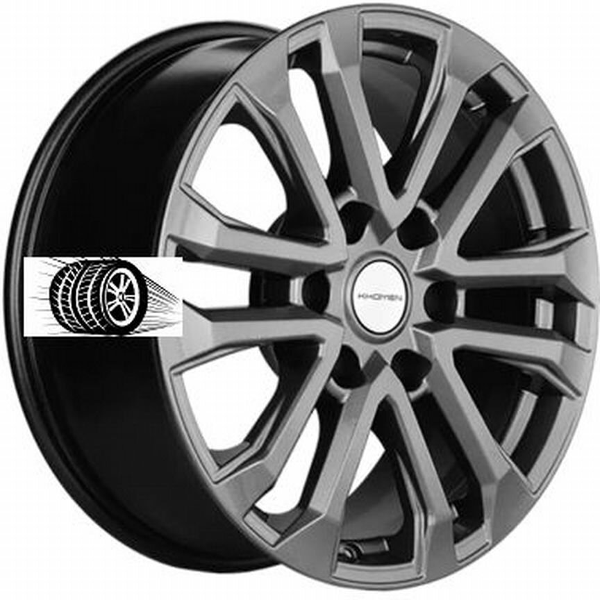 Литые диски Khomen Wheels 7.5×R18 6×139.7