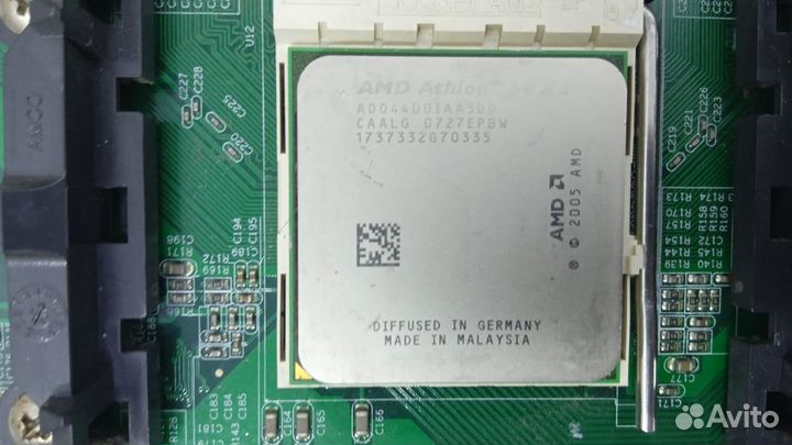 Комплект AM2 - Мат. плата, процессор 2я и память