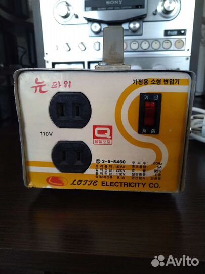 Понижающий трансформатор для японской аппаратуры