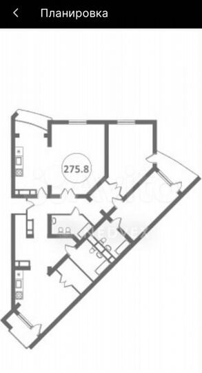 6-к. квартира, 275,8 м², 15/16 эт.