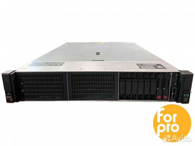 Сервер HP DL380 Gen10 8SFF NVMe 2x4216Silv 256GB