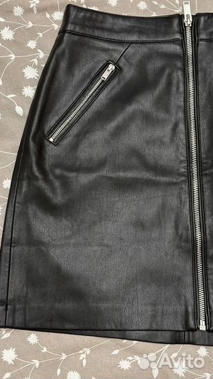 Кожаная юбка