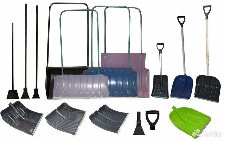 Лопата снеговая, лопата рельсовая